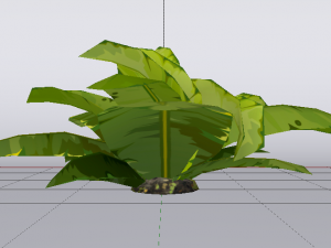 Dusty Plant 3Dモデル