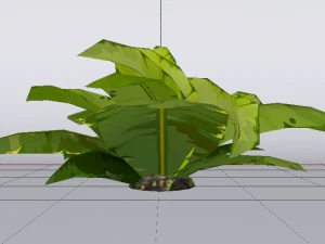 Dusty Plant 3D Model