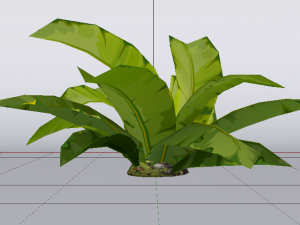 Dusty Plant 3Dモデル