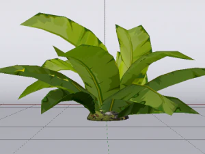 Dusty Plant 3D Model