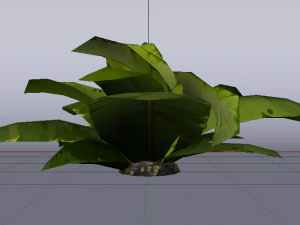 Dusty Plant 3D Model