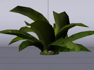Dusty Plant 3D Model