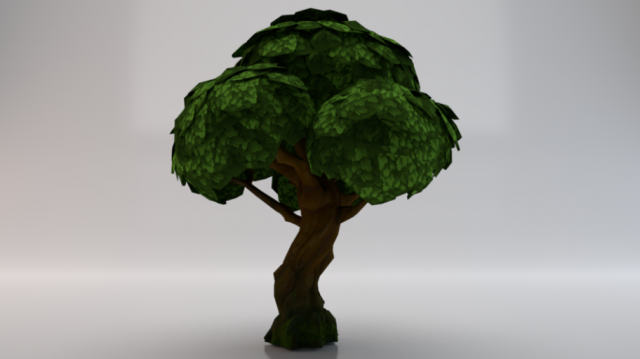 Large Tree 3D Model .c4d .max .obj .3ds .fbx .stl .blend 