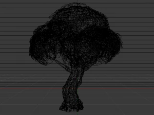 Grande albero Modello 3D