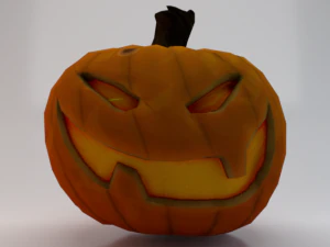 Zucca di Halloween - Jack-o-lantern Modello 3D