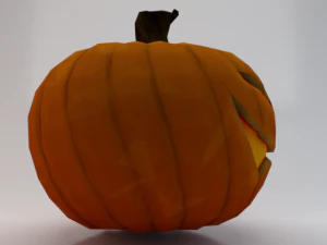 Halloween Pumpkin - Jack-o-lantern 3D Model