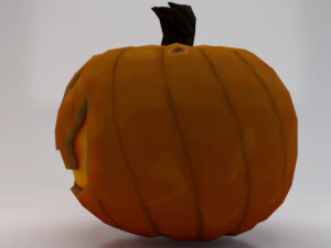 Halloween Pumpkin - Jack-o-lantern 3D Model