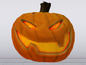 Halloween Pumpkin - Jack-o-lantern 3D Model