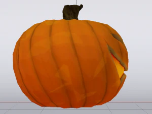 Halloween Pumpkin - Jack-o-lantern 3D Model
