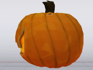 Halloween Pumpkin - Jack-o-lantern 3D Model