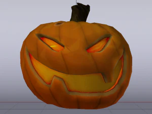 Halloween Pumpkin - Jack-o-lantern 3D Model