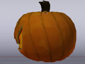 Halloween Pumpkin - Jack-o-lantern 3D Model