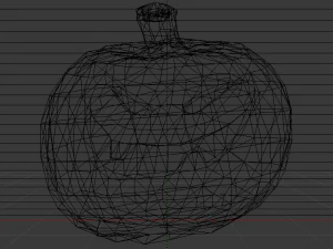 Halloween Pumpkin - Jack-o-lantern 3D Model