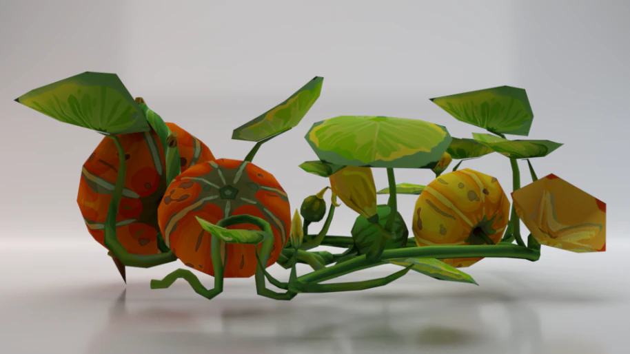 calabazas Modelo 3D .c4d .max .obj .3ds .fbx .stl .blend 