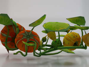 Pumpkins 3D Model
