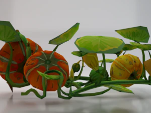 calabazas Modelo 3D