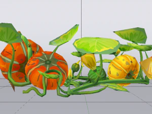 calabazas Modelo 3D