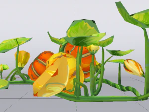 calabazas Modelo 3D