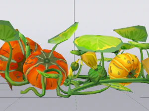 calabazas Modelo 3D