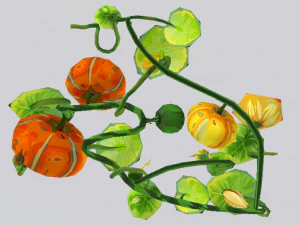 calabazas Modelo 3D