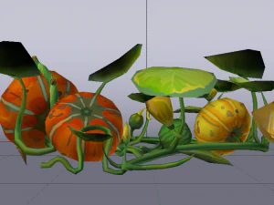 calabazas Modelo 3D