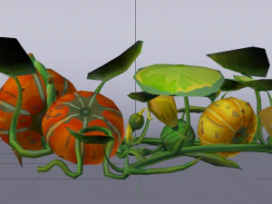 calabazas Modelo 3D