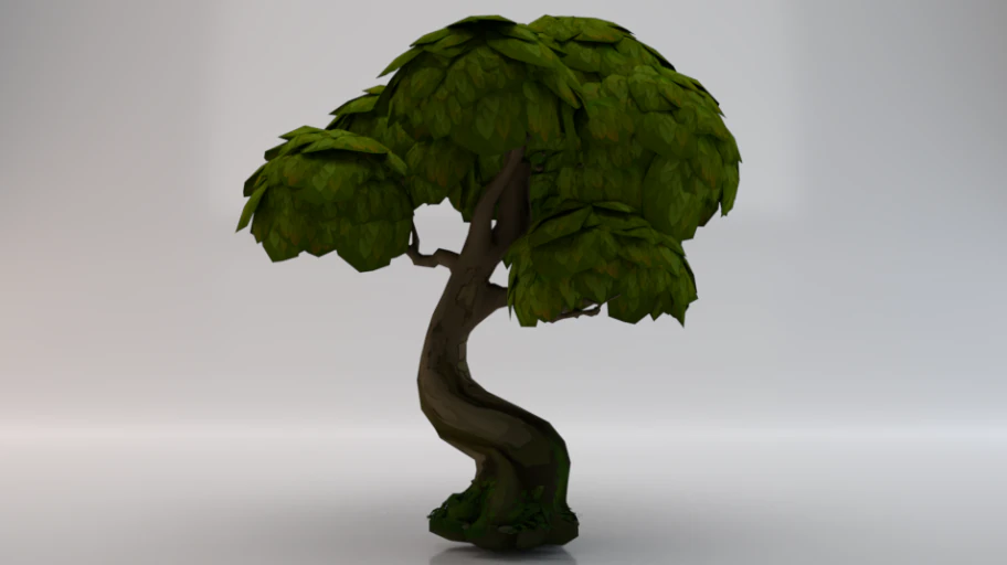 Small Tree 3D Model .c4d .max .obj .3ds .fbx .stl .blend 