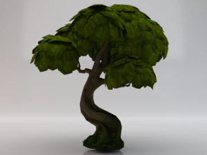 &Aacute;rvore pequena Modelo 3D