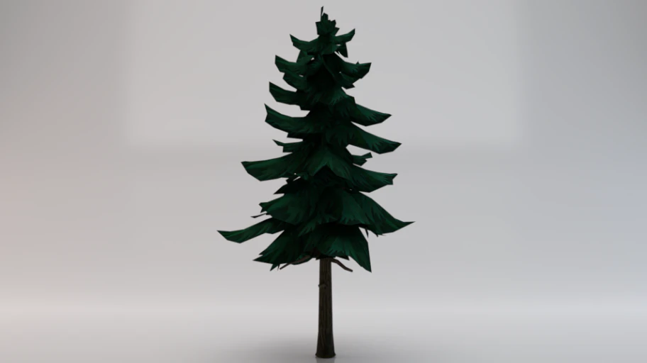 Spruce Tree 3D Model .c4d .max .obj .3ds .fbx .stl .blend 
