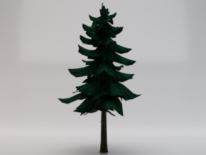 Spruce Tree 3D Model