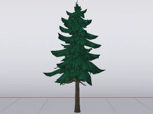 Spruce Tree 3D Model
