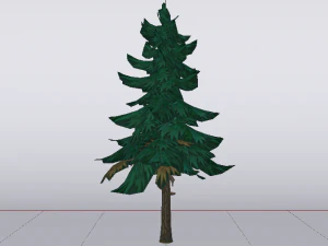 Spruce Tree 3D Model