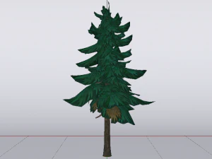 Spruce Tree 3D Model