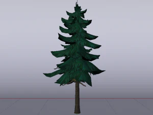 Spruce Tree 3D Model