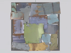 Metal Floor 3D Model