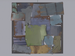 Metal Floor Modelo 3D