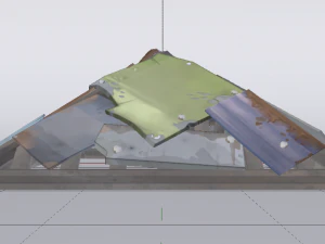 Metal Roof 3D Model