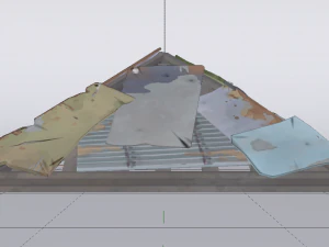 Metal Roof 3D Model