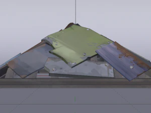 Metal Roof 3D Model