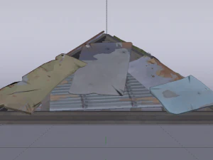 Metal Roof 3D Model