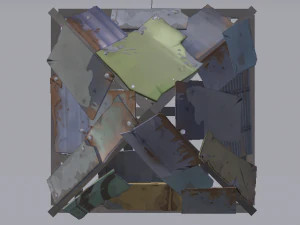 Metal Roof 3D Model