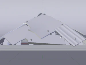 Metal Roof 3D Model