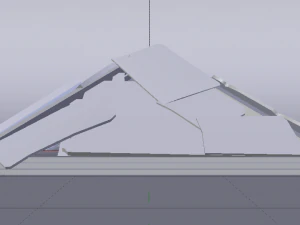 Metal Roof 3D Model