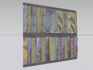 Metal Stairs 3D Model