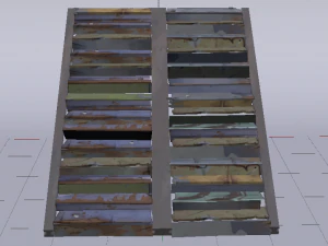 Metal Stairs 3D Model