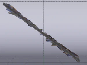Metal Stairs 3D Model