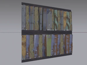 Metal Stairs 3D Model