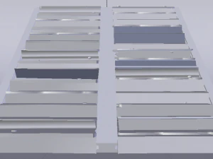 Metal Stairs 3D Model