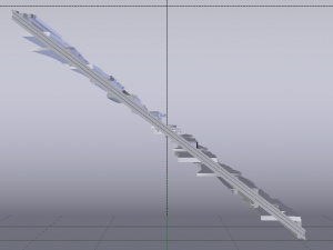 Metal Stairs Modelo 3D