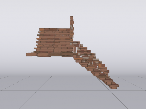 Corner Stairs Modello 3D